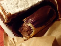 Parisian fake out: Looked classique, but that's mocha cream in there!